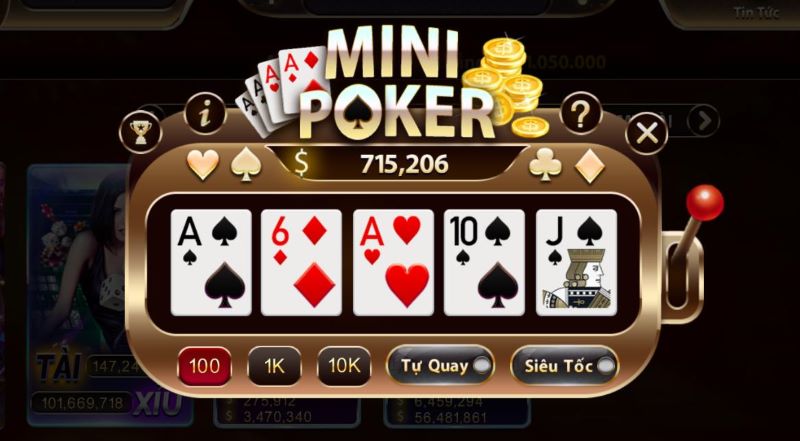 Giới thiệu về mini poker tại Hitclub