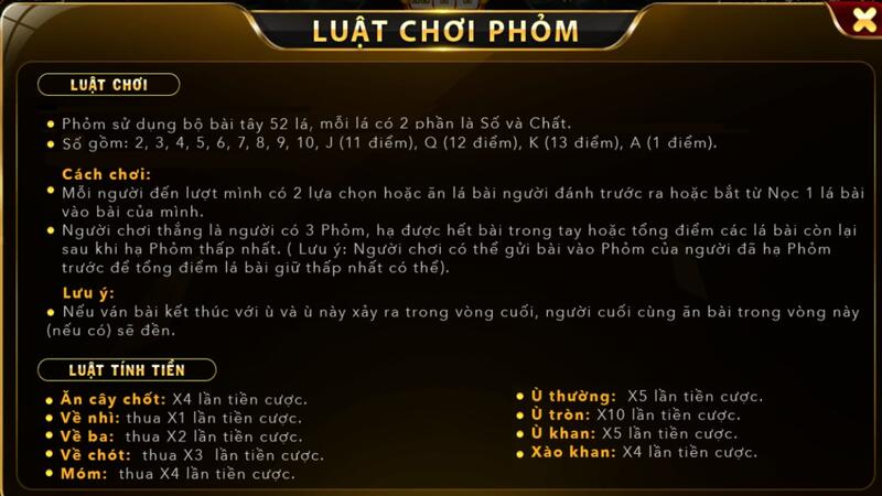 Chiến thuật chơi phỏm chuẩn nhất